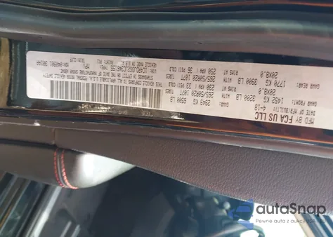 2018 Dodge Durango Gt Awd z USA, uszkodzony, nr VIN 1C4RDJDG2JC346155